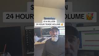 $$1.6 BILLION DOLLAR TRADE VOLUME #daytrading #traveltrading #cryptodad #cryptotradingbot #freedom