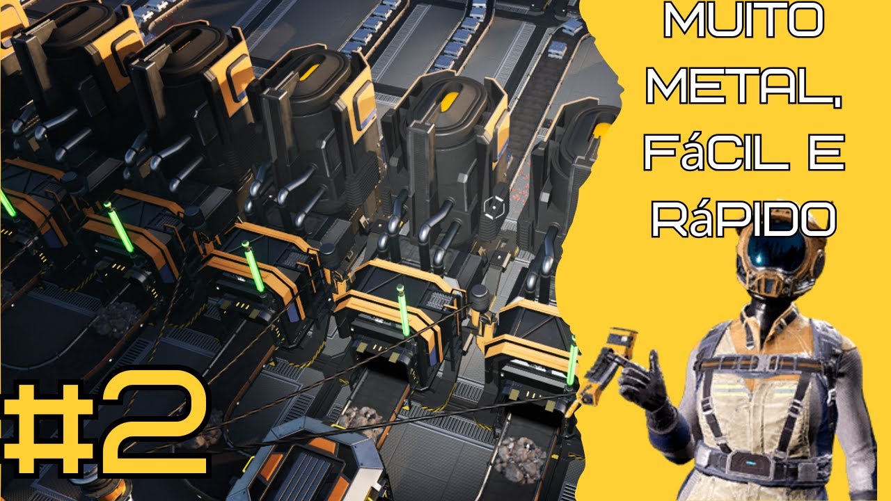 Satisfactory PT-BR | Produção de BASTANTE Metal