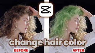 How to change hair color in video with CapCut App