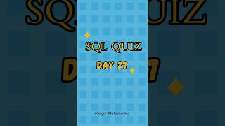 SQL quiz day 27 | when to use cross join #mysqltutorials
