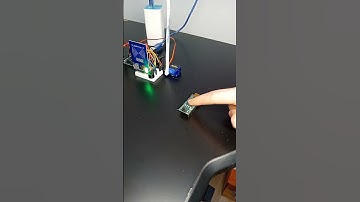 I built an RFID barrier that opens with a servo motor 🚧🤖#short #viralshort #rfid