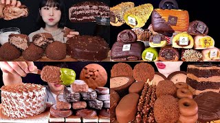 Asmr Mukbang Dessert Compilation Eating Chocolate, Ice Cream, Cake & Sweet Treats