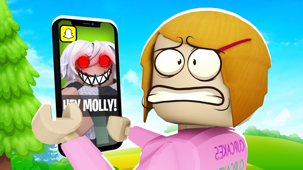 Spying On My Weird Strict Grandma In Roblox Snapchat!