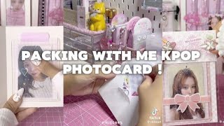 Packing With Me Kpop Photocardtiktok Compilation