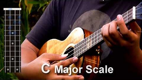 Uke Minutes 131- Major Scale Sweeps