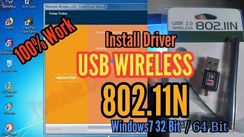 Install Driver Usb Wireless 802.11n di Windows7 32 / 64 bit, tanpa CD-Rom