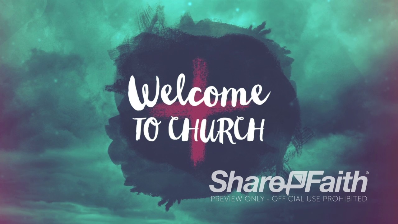 Easter Background: Good Friday Religious Welcome Video Loop