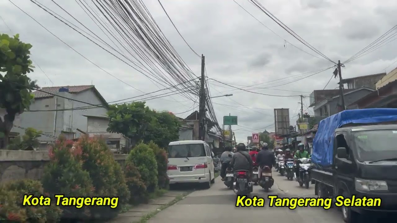 Tangerang Raya. Jalan Pondok Kacang (#1). Kota Tangerang Selatan - Kota Tangerang. Februari 2026.