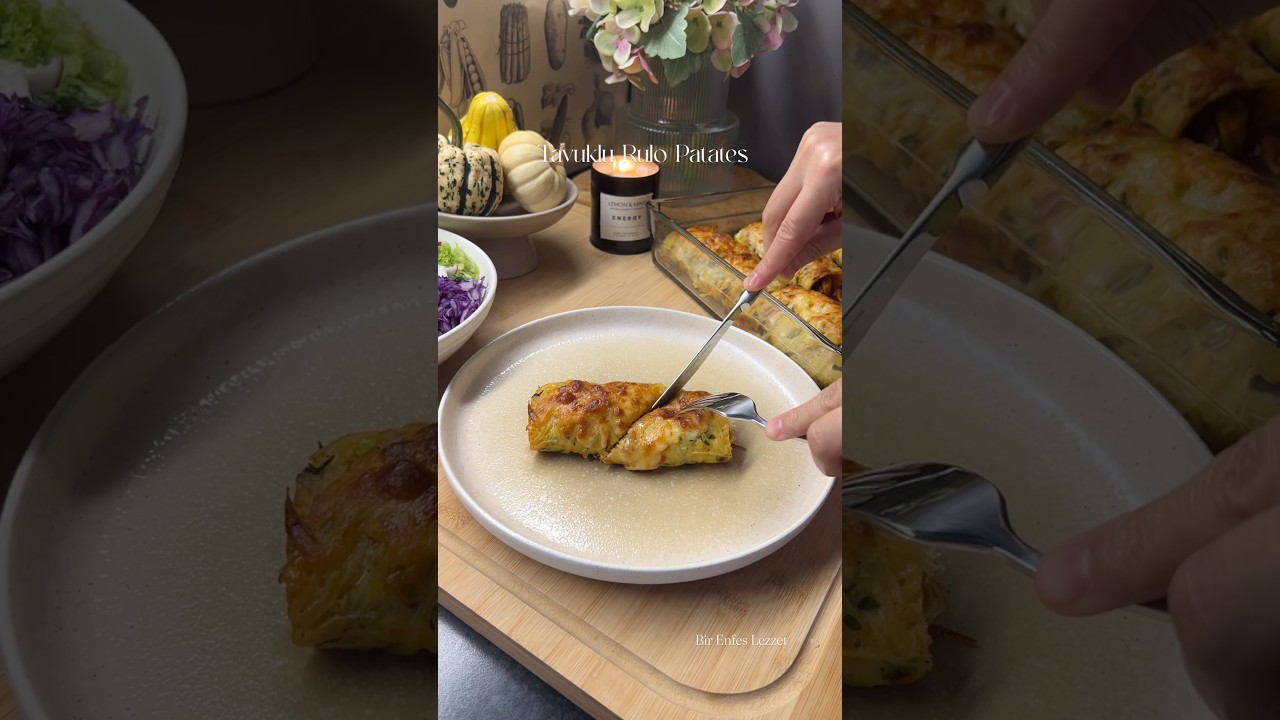 Bu Lezzeti Kaçırma! Tavuklu Rulo Patates Tarifi #shorts #kolaytarifler #pratik #recipe #trending