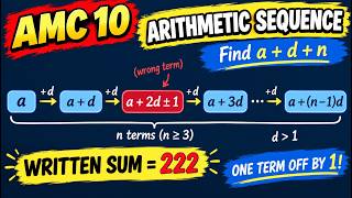 AMC 10B 2023 Problem 23. The Faulty Sequence Challenge: Detecting the Noise in Arithmetic Algorithms