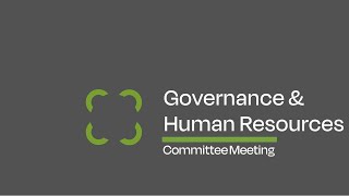 EMRB Governance and Human Resources Committee  May 9, 2024