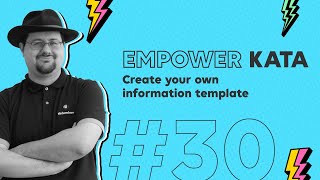 Create your own information template - #Kata 30 (Bringing the Thunder)