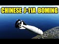 Chinese J-11A Bombing Run | Precision Strike Power in Action #Shorts