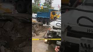 Basements flooded after east-end watermain break craters intersection