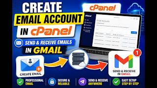 Create a Email in cPanel & Use It with Gmail | Step-by-Step Tutorial