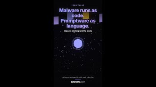 Promptware: Malware Runs as Code, Promptware as Language #Shorts
