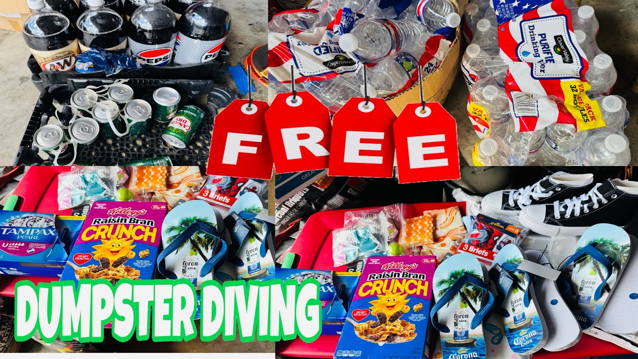 DUMPSTER DIVING/ANOTHER BLESSING NOT MUCH BUT BETTER THAN NOTHING #mabethslotsvlog #dumpsterdiving 
