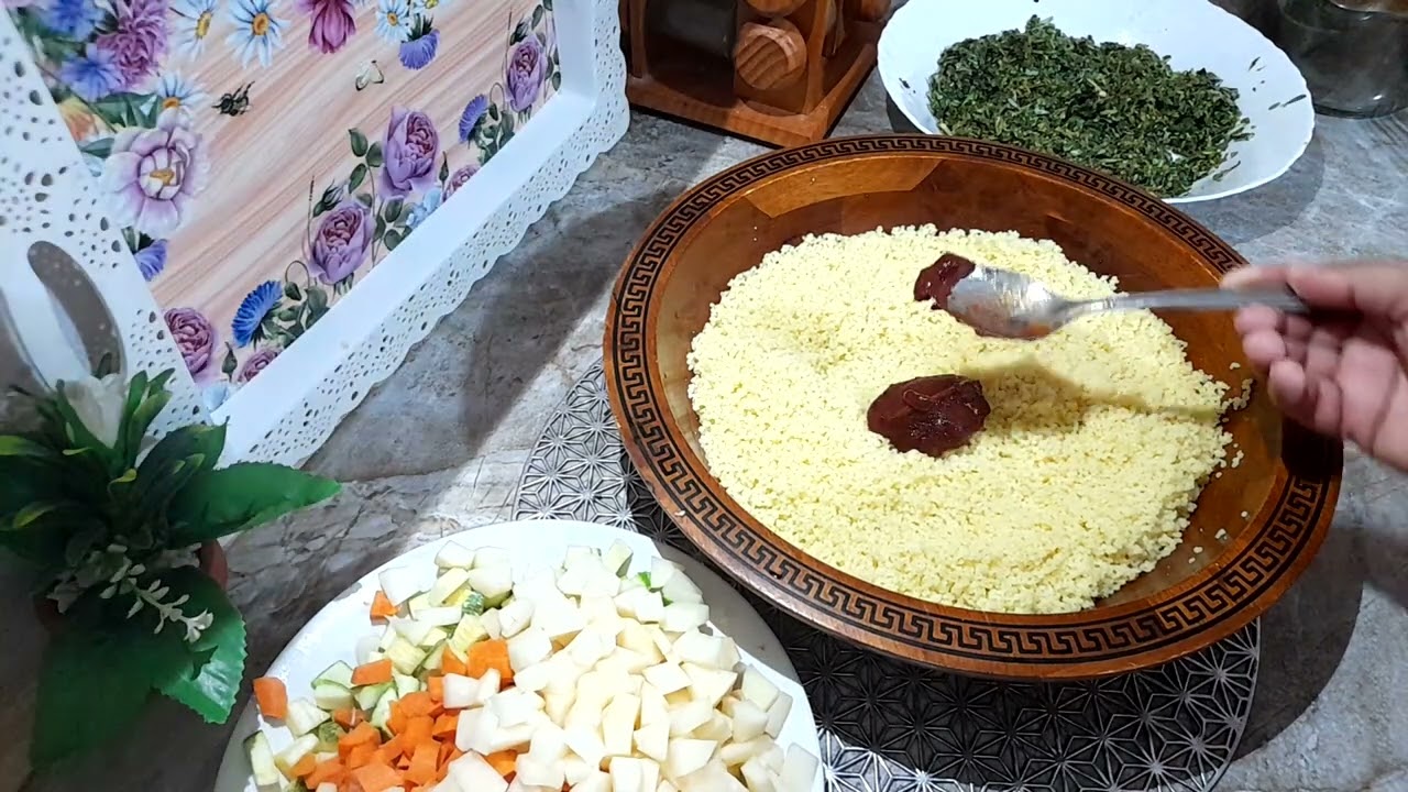 طعام بندراق مفور علي طريقة الصحراوية #بنة😋 هبال #اطباق جزائرية😋👌