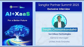 Sanjith Chonamkandathil from Sun Infosys – Sangfor’s Support &amp; Tech Focus – Partner Summit 2025