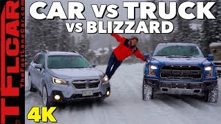 2019 Ford Raptor vs Subaru Outback: What's The Best Blizzard Fighter? 2019 Ford Raptor vs Subaru Outback: What's The Best Blizzard Fighter?