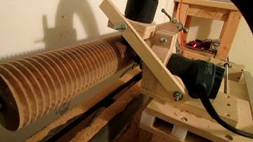 Cutting external threads on an arduino controller router lathe