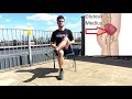 Gluteus Medius Stretch Sitting - Stretch Against Low back Pain