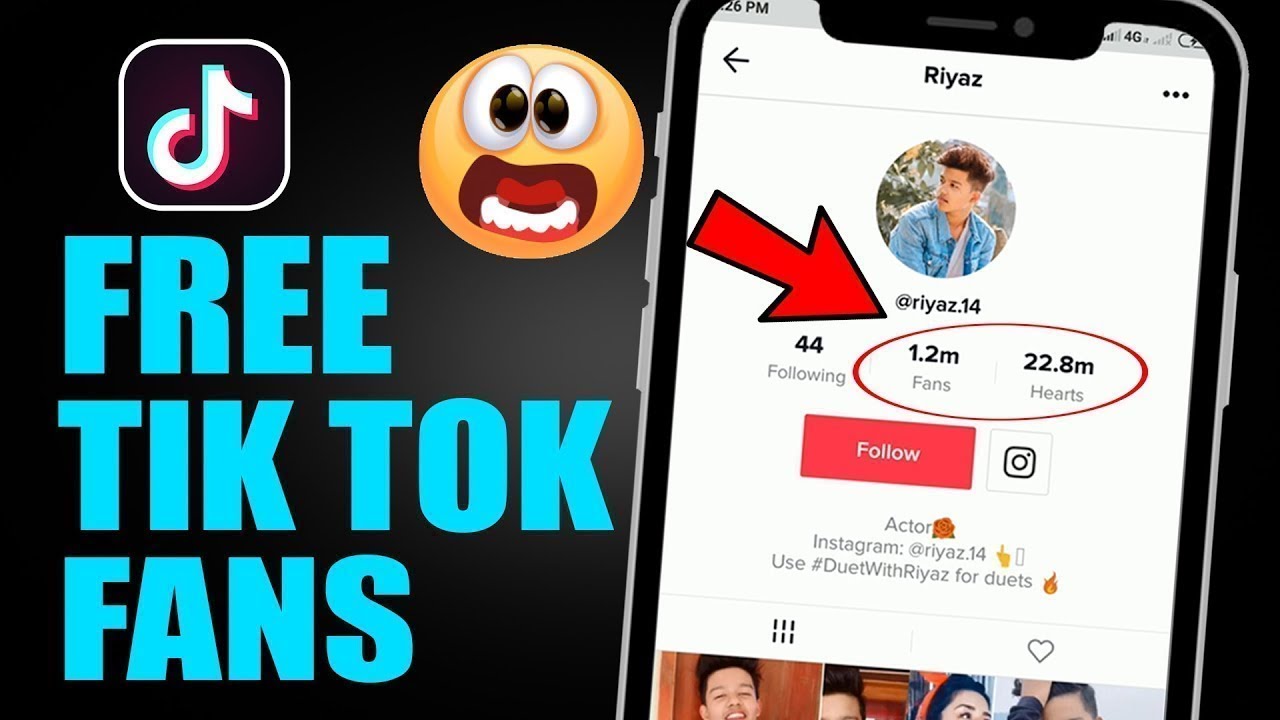 Tik Tok Fans Generator No Verification