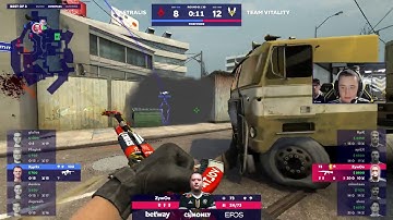 ZywOo 1v3 clutch versus Astralis @overpass | BLAST Premier Global Final