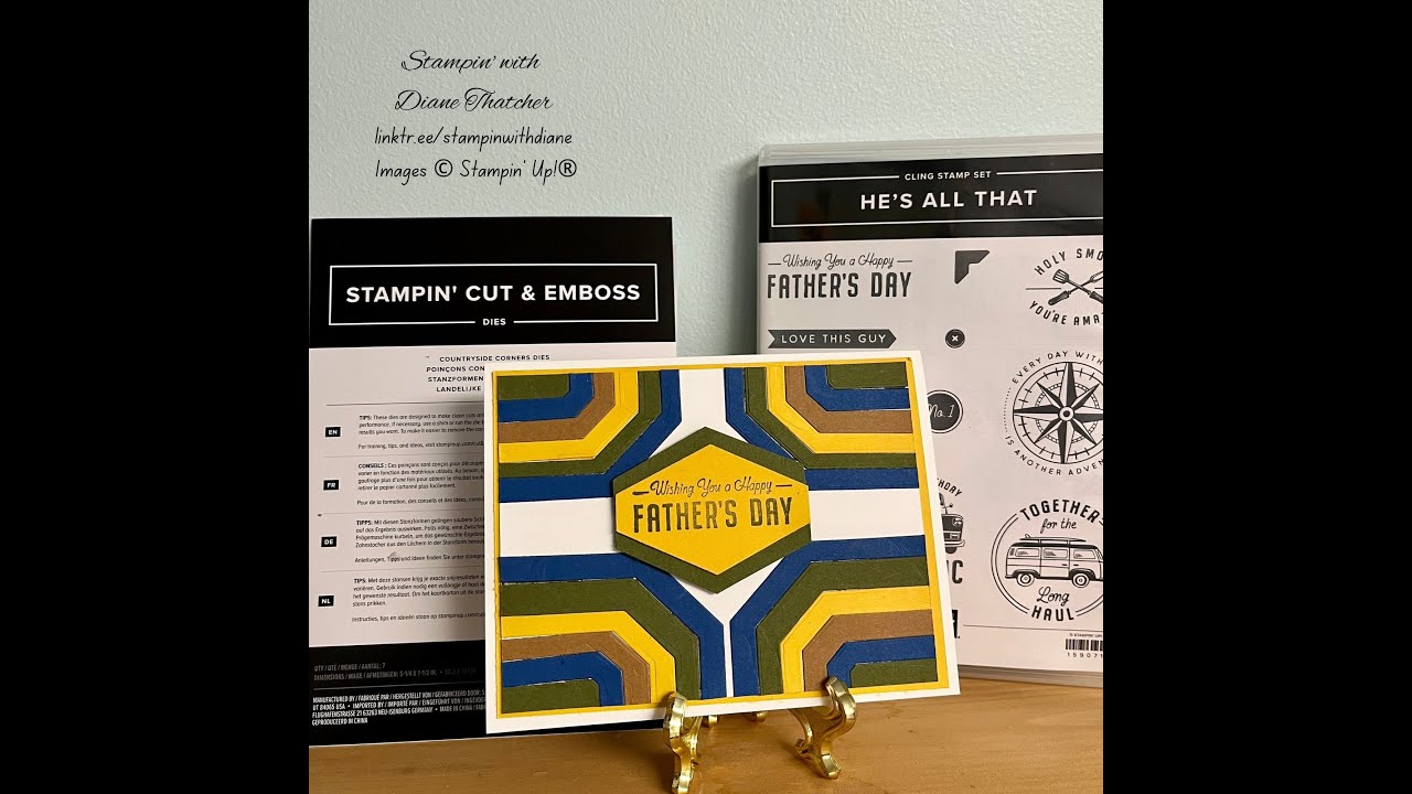 Countryside Corner Dies - Stampin' with Diane T - May 2023