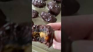 snickers stuffed dates