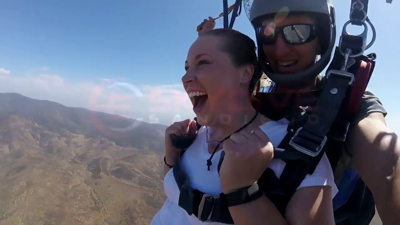 Angela Applegate's Skydive San Diego Adventure - YouTube