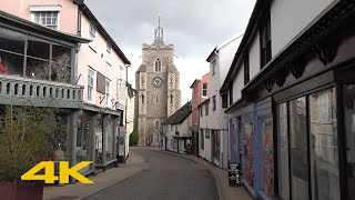 Diss Walk: Town Centre【4K】