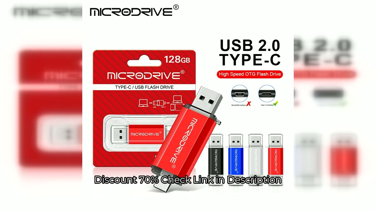 Type C USB Flash Drive Micro OTG Pen Drive 4GB 8GB 16gb 128GB 100GB 64GB 32GB Pendrive High Speed US