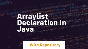arraylist declaration in java