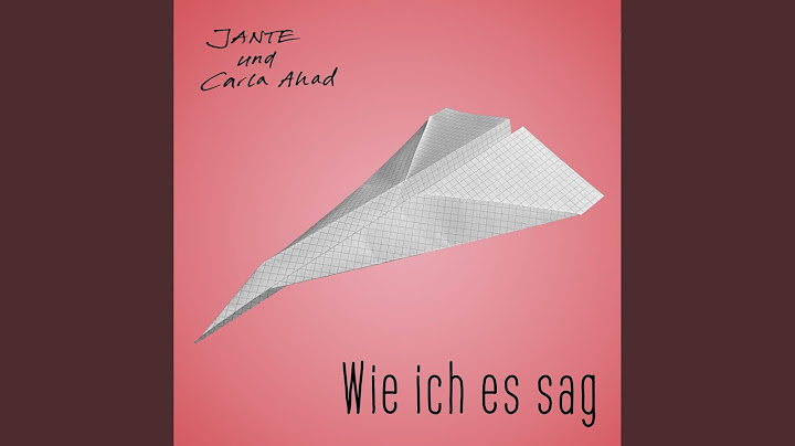 Wie ich es sag