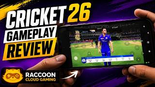 Cricket 26 on Android Mobile via Raccoon Cloud Gaming screenshot 4