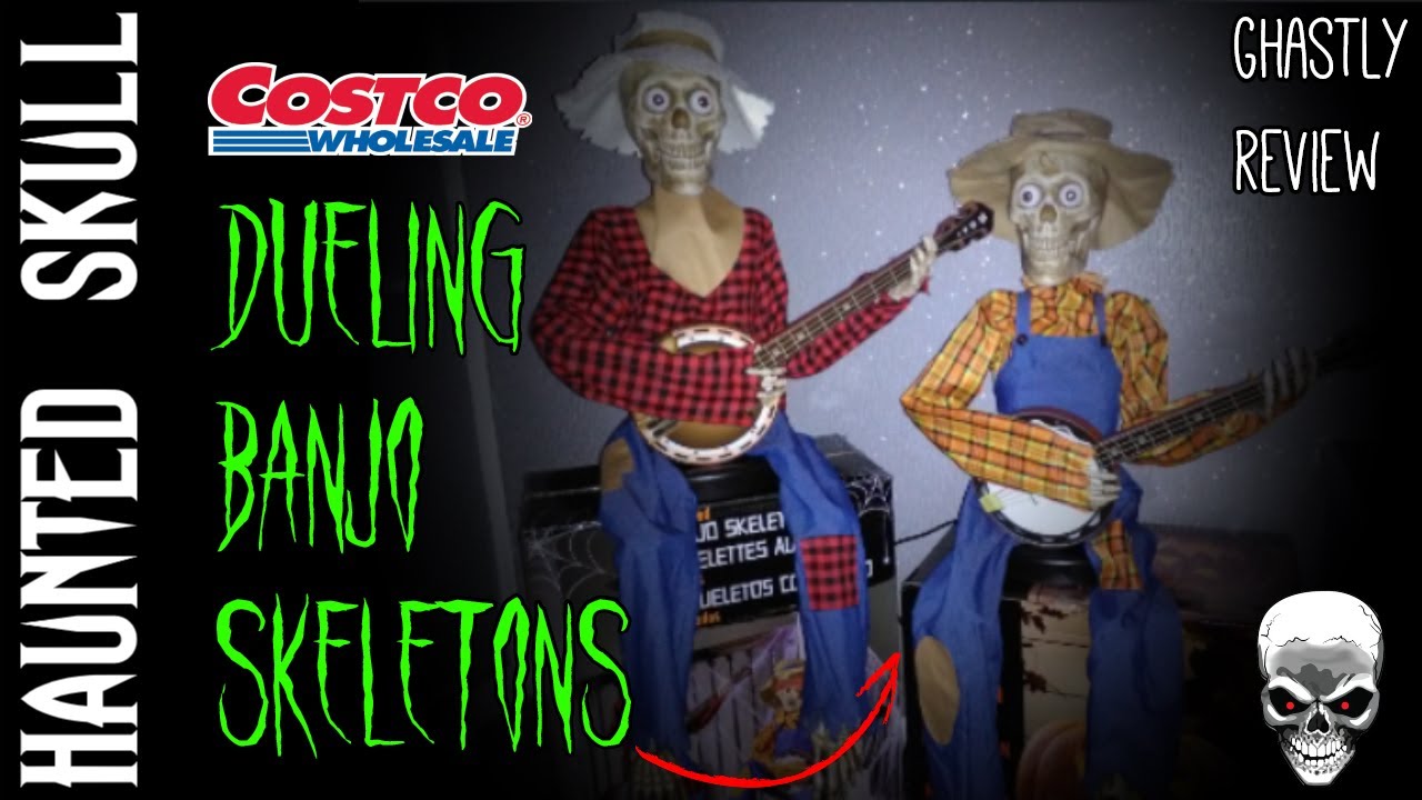 Costco Halloween 2019 Dueling Banjo Skeletons GHASTLY REVIEWS SE4 E5