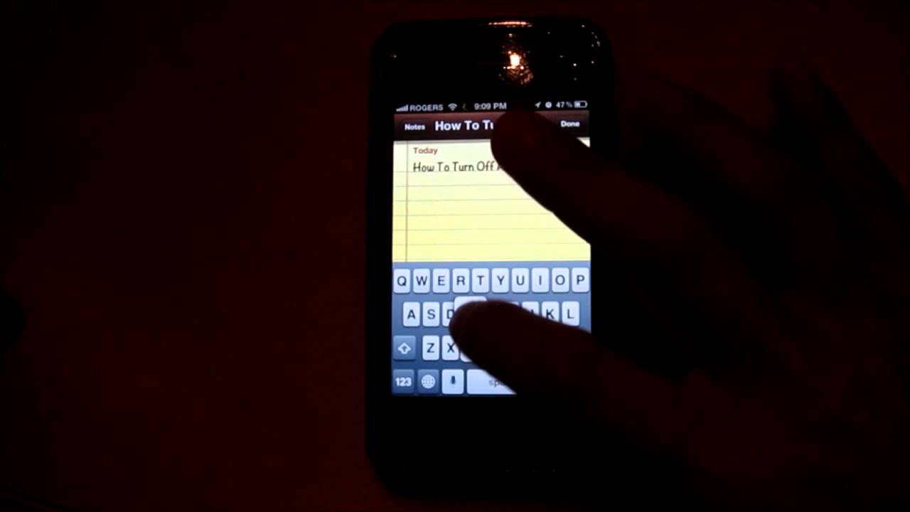 How To Turn Off Auto Correct On iPhone - iPhone 4s - iPhone 4 - iPad - iPod Touch - YouTube