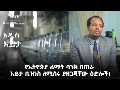 የኢትዮጵያ ልማት ባንክ በጠራ እይታ ቢዝነስ ለሚሰሩ ያዘጋጃቸው ዕድሎች! - አዲስ እይታ | Ethiopia Business @ArtsTvWorld