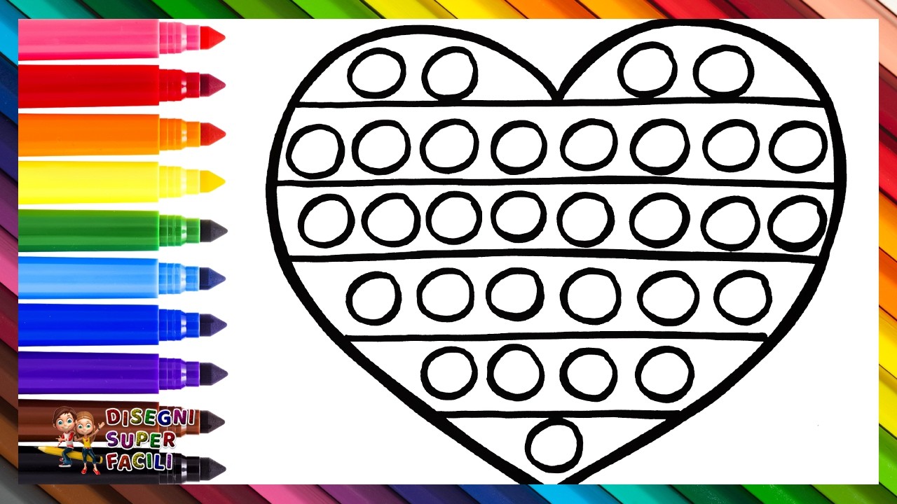 Scarica Bambini che tengono un biscotto a forma di cuore circondato da fiori Pagine da colorare