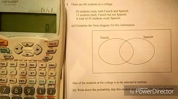 Venn diagrams  Higher/Foundation New GCSE (9-1) Calculator Exam Question