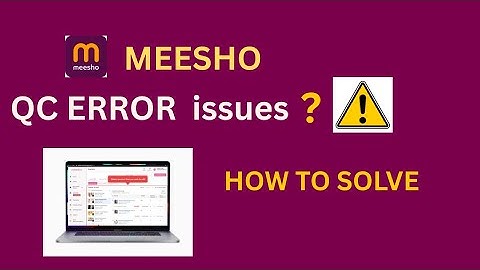 QC ERROR ISSUES DIFFERENT TYPES 