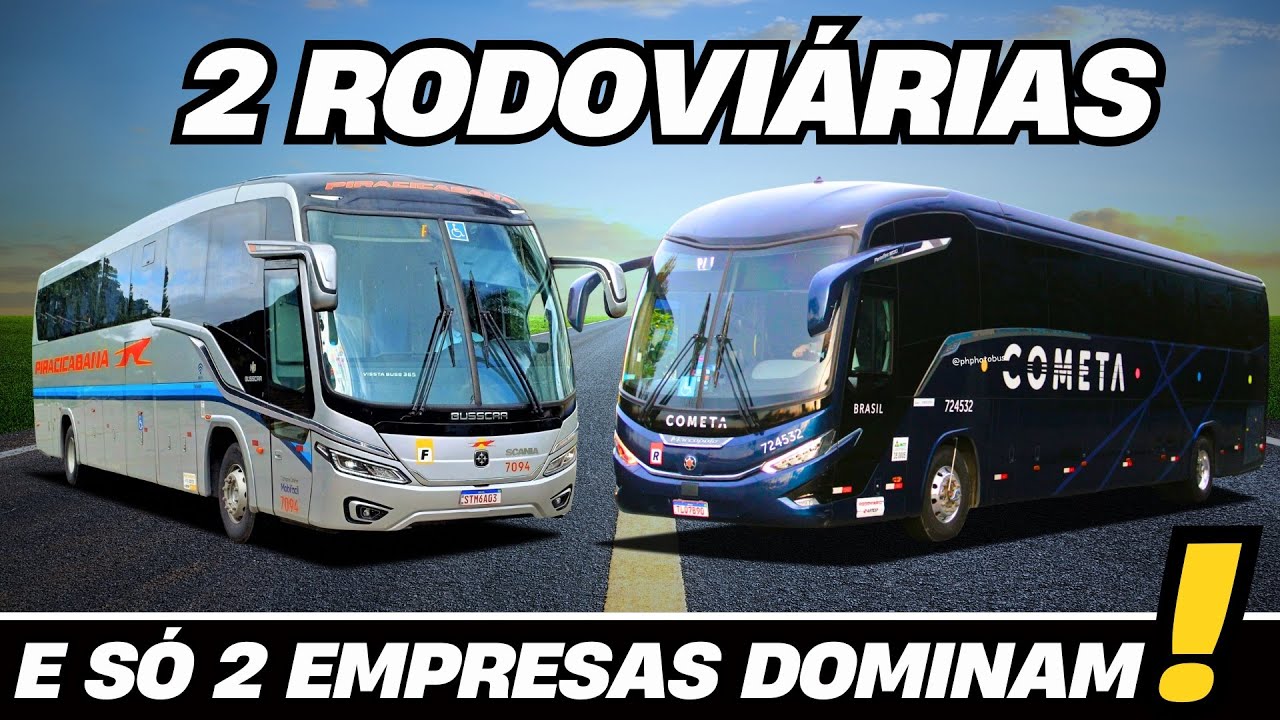 2 RODOVIÁRIAS EM PRAIA GRANDE!! A COMETA E A PIRACICABANA DOMINAM QUASE TUDO