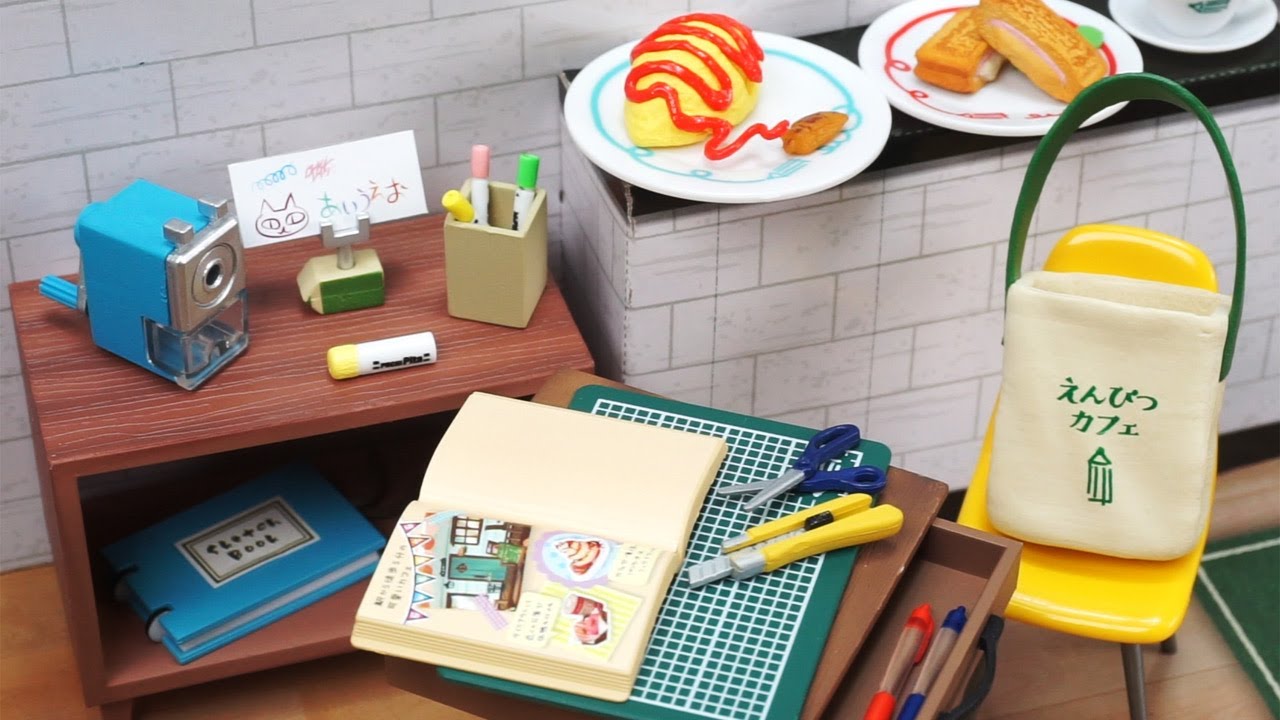 Pencil Cafe! Re-MeNT Miniature Set 리멘트 식완 펜슬 카페 미니어처 