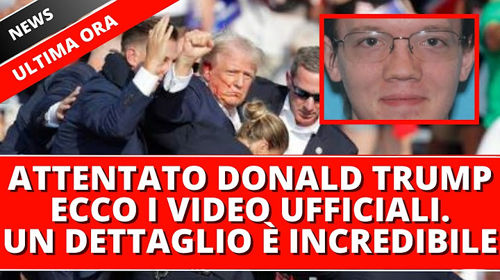 Attentato a Trump - 10 spari durante il comizio..Ucciso l'attentatore e un partecipante nel pubblico