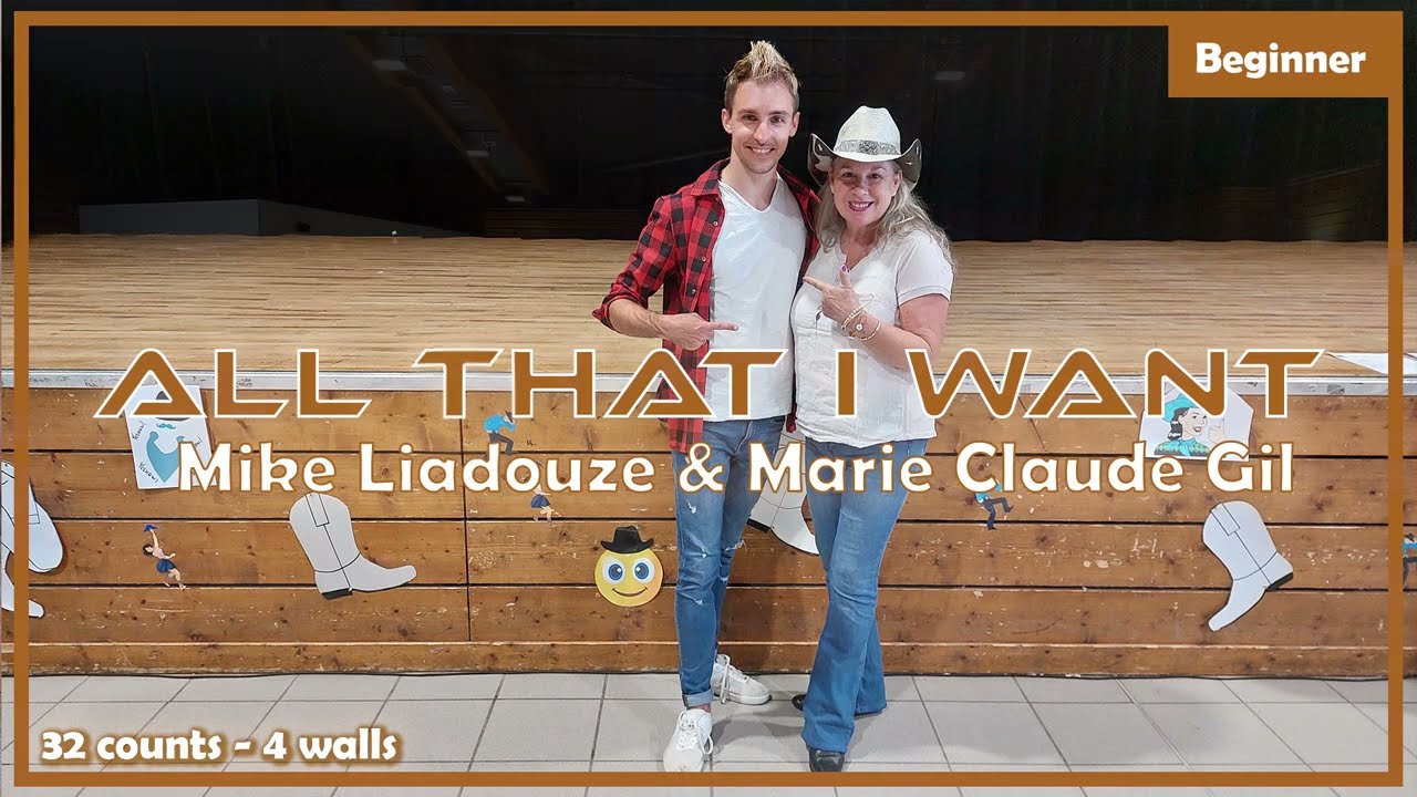All That I Want - Line Dance (Demo & Tuto FR)