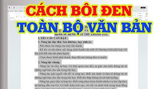 Cách bôi đen toàn bộ văn bản trong Word cực kỳ đơn giản screenshot 4