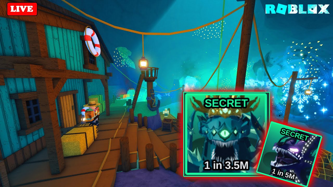 FISH IT 🔴X8 Free MENCARI CURSED KRAKEN YANG BARU DAN LUCU INI !!  Ayo mancing😊 