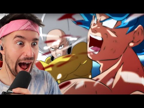 REACTING to the BATTLE between GOKU and SAITAMA