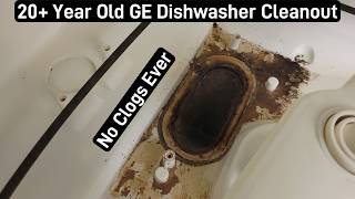 GE Nautilus Dishwasher Full Filter Cleanout #generalelectric #nautilus #dishwasher